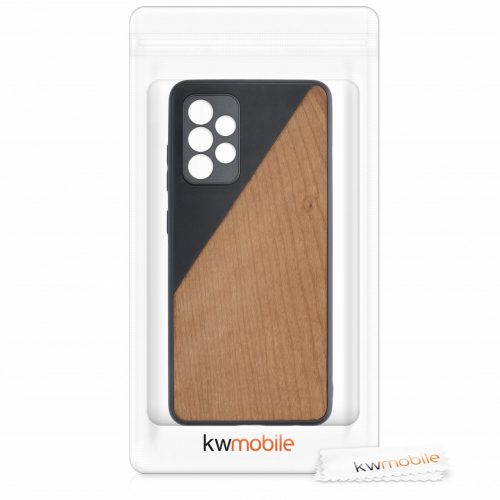 Калъф за Samsung Galaxy A52 / Galaxy A52 5G / Galaxy A52s 5G, дърво, кафяв, 54954.01