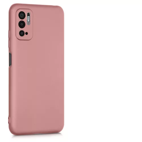 Калъф за Xiaomi Redmi Note 10 5G, Силиконов, Розово злато, 54949.31
