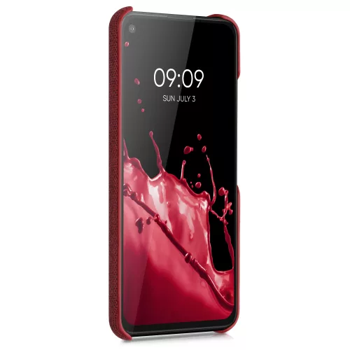 Кейс за Google Pixel 5a, Текстилен, Червен, 54994.76