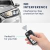 Капак за автомобилен ключ за VW / Skoda / Seat - 3 бутона, kwmobile, силикон, черен / сребрист, 54021.04