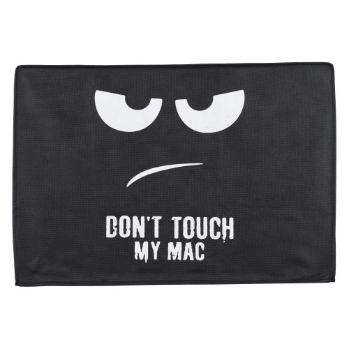 Капак за Apple iMac 24" монитор, Kwmobile, черно/бяло, текстил, 55052.01