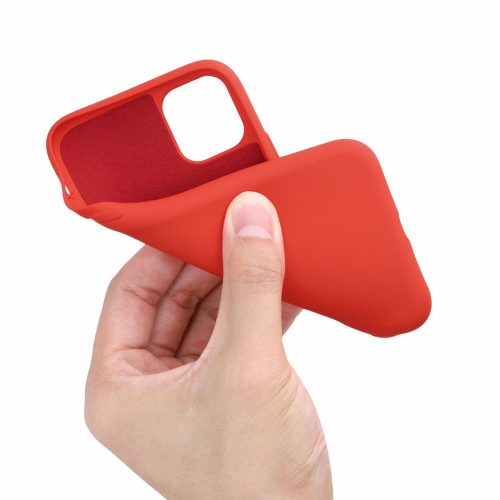 Кейс за iPhone 11, Силиконов, Червен, 50791.218