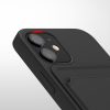 Калъф за iPhone 12 Mini, Силиконов, Черен, 55111.01