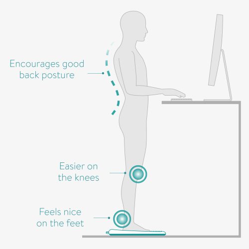 Дървена балансираща плоча Navaris за мускули на краката, 55155.01.2