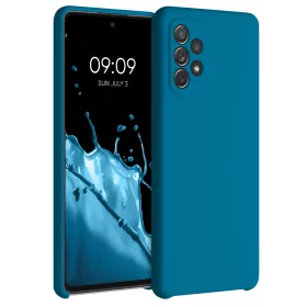   Кейс за Samsung Galaxy A72, Силиконов, Син, 54359.224
