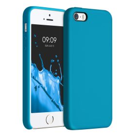   Калъф за iPhone 5 / iPhone 5s / iPhone SE, Силиконов, Син, 42766.224