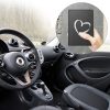 Капак за документи на автомобил, Kwmobile, Черен/Бял, Екологична кожа, 50104.22