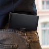 Универсален XL калъф за телефон - 6.8 инча, Екологична кожа, Черен, 55357.01, kwmobile