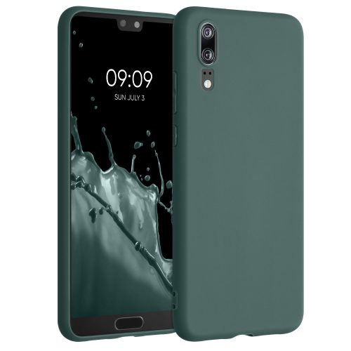 Капак за Huawei P20, Силиконов, Зелен, 44212.171