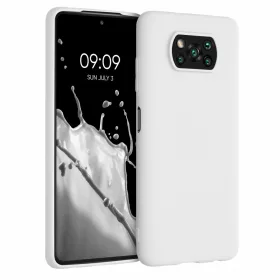   Кейс за Xiaomi Poco X3 (NFC) / Poco X3 Pro, Силиконов, Бял, 53482.48