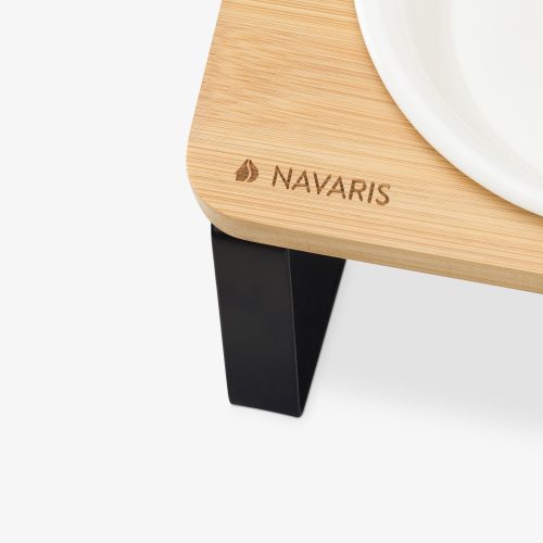 Комплект от 2 купи за кучета и котки с наклонена опора Navaris, 330 ml, 55228.2