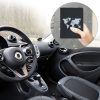 Капак за документи на автомобил, Kwmobile, Черен/Бял, Екологична кожа, 53857.05
