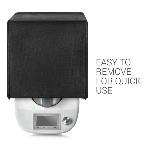 Защитен капак за Thermomix TM6/TM5, Kwmobile, черен, пластмаса, 53910.01