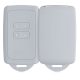 Капак за автомобилен ключ за Renault / Dacia - 4 бутона - Keyless Go, kwmobile, силикон, сив, 48035.22