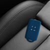 Капак за автомобилен ключ за Renault / Dacia - 4 бутона - Keyless Go, kwmobile, силикон, син, 48035.17