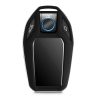 Калъф за автомобилен ключ за BMW - дисплей, kwmobile, пластмаса, черен / червен, 49672.02