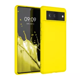   Кейс за Google Pixel 6, Силиконов, Жълт, 55434.165