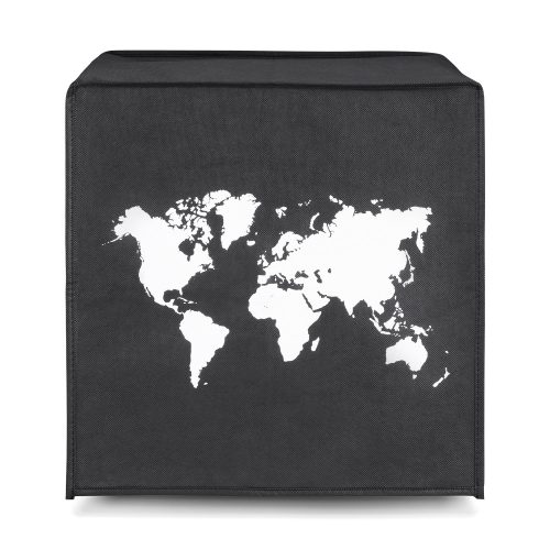 Защитен капак за Thermomix TM6/TM5, Kwmobile, черен/бял, пластмаса, 55449.01