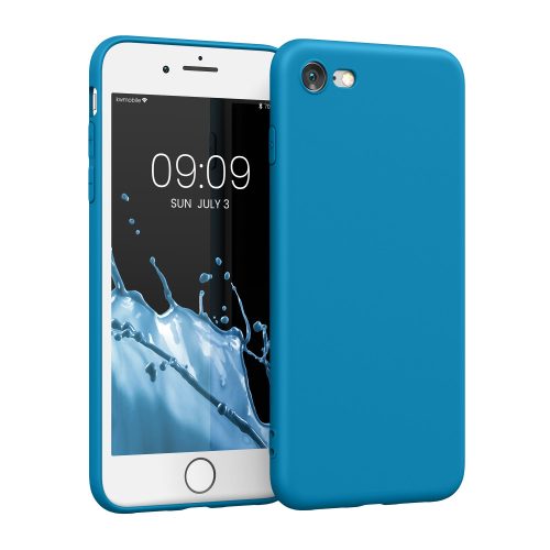 Калъф за iPhone 8 / iPhone 7 / iPhone SE 2, Силиконов, Син, 39458.224