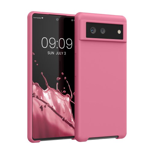 Кейс за Google Pixel 6, Силиконов, Розов, 55480.212, kwmobile
