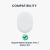 Калъф за слушалки Xiaomi Redmi Airdots 3 Pro/Buds 3 Pro, Kwmobile, черен, силикон, 55662.01
