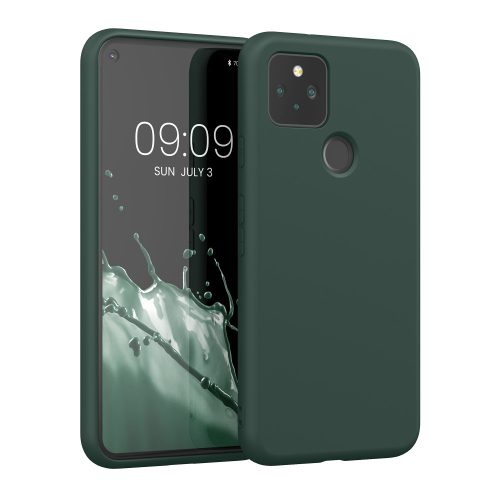 Кейс за Google Pixel 5, Силиконов, Зелен, 53778.169