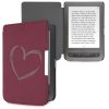 Капак за PocketBook Touch Lux 3 / Basic Touch 2 / Basic Lux, Екологична кожа, Виолетов, kwmobile, 55747.01