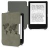 Капак за PocketBook Touch Lux 5 / Touch Lux 4 / Touch HD 3, Екологична кожа, Сив, kwmobile, 50228.07