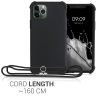 Калъф за iPhone 11 Pro, Силиконов, Черен, 55765.01