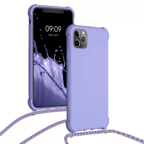 Кейс за iPhone 11 Pro Max, Силиконов, Лилав, 55764.108
