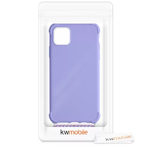 Кейс за iPhone 11 Pro Max, Силиконов, Лилав, 55764.108