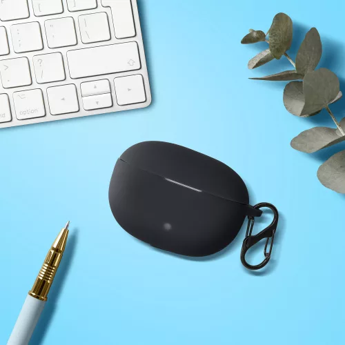 Капак за слушалки Beats Studio Buds, Kwmobile, черен, силикон, 55796.01