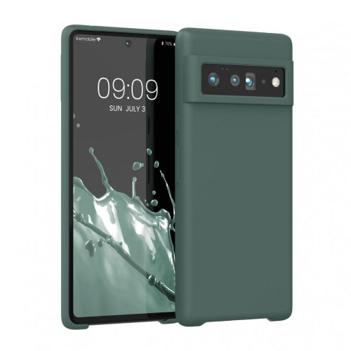 Калъф за Google Pixel 6 Pro, Силиконов, Зелен, 55863.171, kwmobile