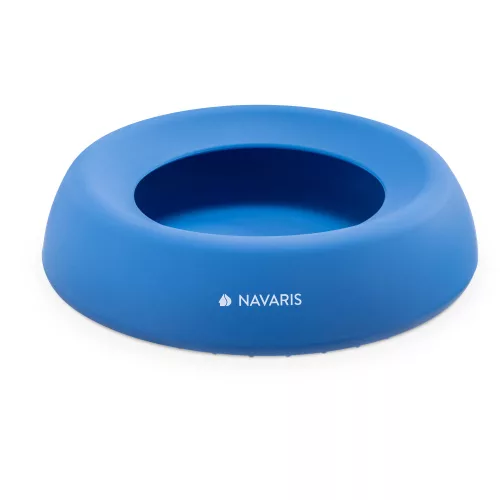 Преносима купа Navaris за куче и котка, Силикон, Синя, 55861.04