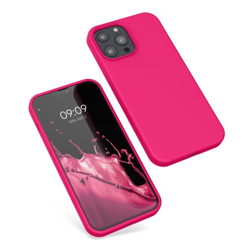 Калъф за iPhone 13 Pro Max, Силиконов, Розов, 55881.77