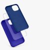 Кейс за iPhone 13, Силиконов, Син, 55878.134