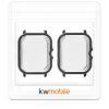 Комплект от 2 калъфа за Xiaomi Amazfit GTS 3 / Amazfit GTS 2 / Amazfit GTS 2e, kwmobile, силикон, черен, 53906.08