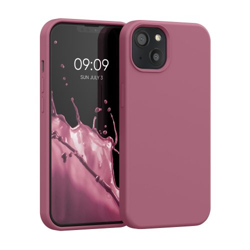 Калъф за iPhone 13, Силиконов, Розов, 55878.167