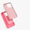Калъф за iPhone 13 Pro, Силиконов, Розов, 55880.103