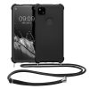Кейс за Google Pixel 4a, Силиконов, Черен, 53842.01