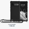 Калъф за Google Pixel 6 Pro, Силиконов, Черен, 55917.01, kwmobile
