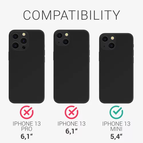 Калъф за iPhone 13 Mini, Силиконов, Розов, 55933.77