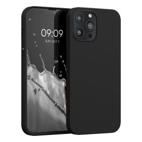   Калъф за iPhone 13 Pro Max, Силиконов, Черен, 55971.47