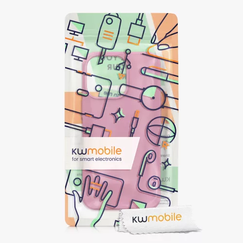 Калъф за iPhone 13 Pro, Силиконов, Розов, 55962.212