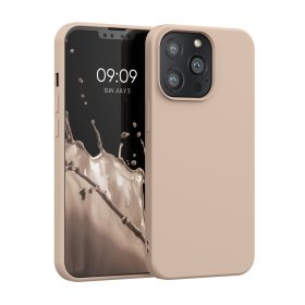   Кейс за iPhone 13 Pro, Силиконов, Кремав, 55962.154