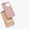 Калъф за iPhone 12 / iPhone 12 Pro, Силиконов, Кремав, 52641.194