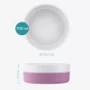 Комплект от 2 купички за котки и кучета Navaris, Anti-slip, Pink, 53411.08
