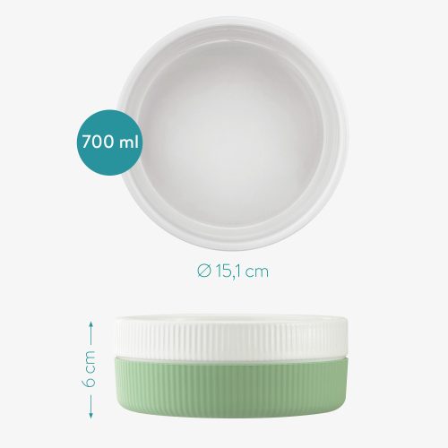 Комплект от 2 купи за котки и кучета Navaris, Anti-slip, Green, 53411.07