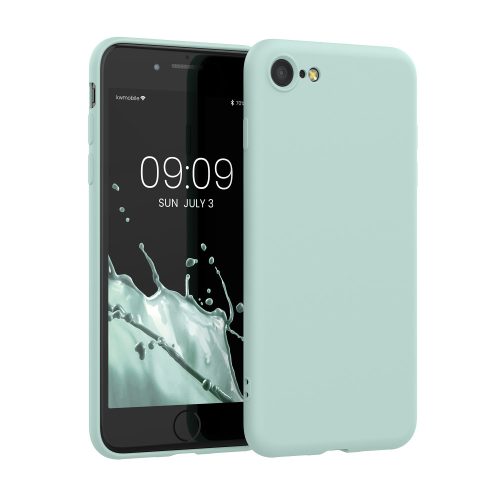 Калъф за Apple iPhone 8 / iPhone 7 / iPhone SE 2, силиконов, зелен, 49979.200, kwmobile