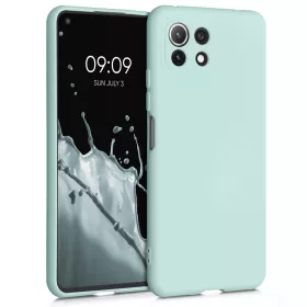   Кейс за Xiaomi Mi 11 Lite 5G, Силиконов, Зелен, 56047.200, kwmobile